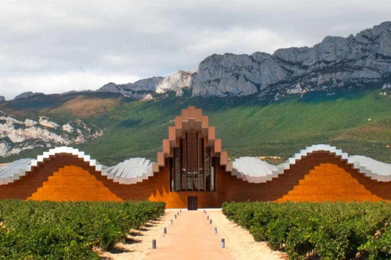 Sagastienea Villa Con Piscina Y Tenis En La Rioja Samaniego Exterior photo